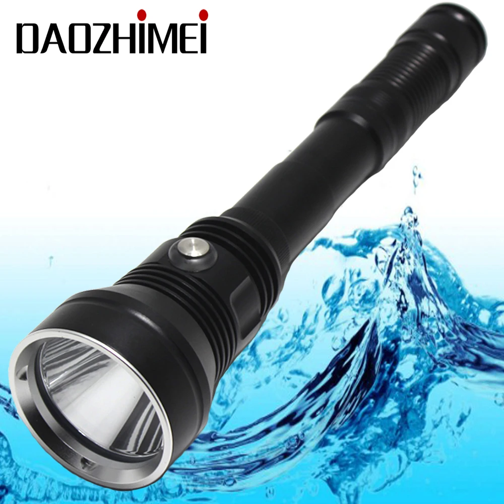 

8000Lm XHP70.2 Professional LED Waterproof Scuba Diving Flashlight Underwater 100M Dive Torches Camping Lamp use 26650