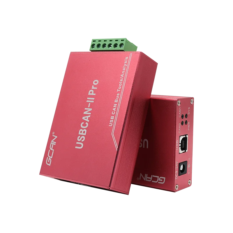 GCAN 2-Channel USB-CAN Menerima Codesys J1939 Pemancar Adaptor Protokol Mendukung Perangkat Lunak Alat ECAN