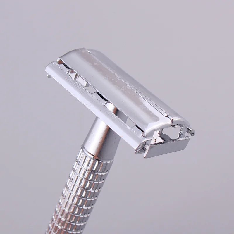 Manual Razor Men Razor + 10 Blades Butterfly Knife Double Edge Hair Shaving Safety Razor Barber Tools