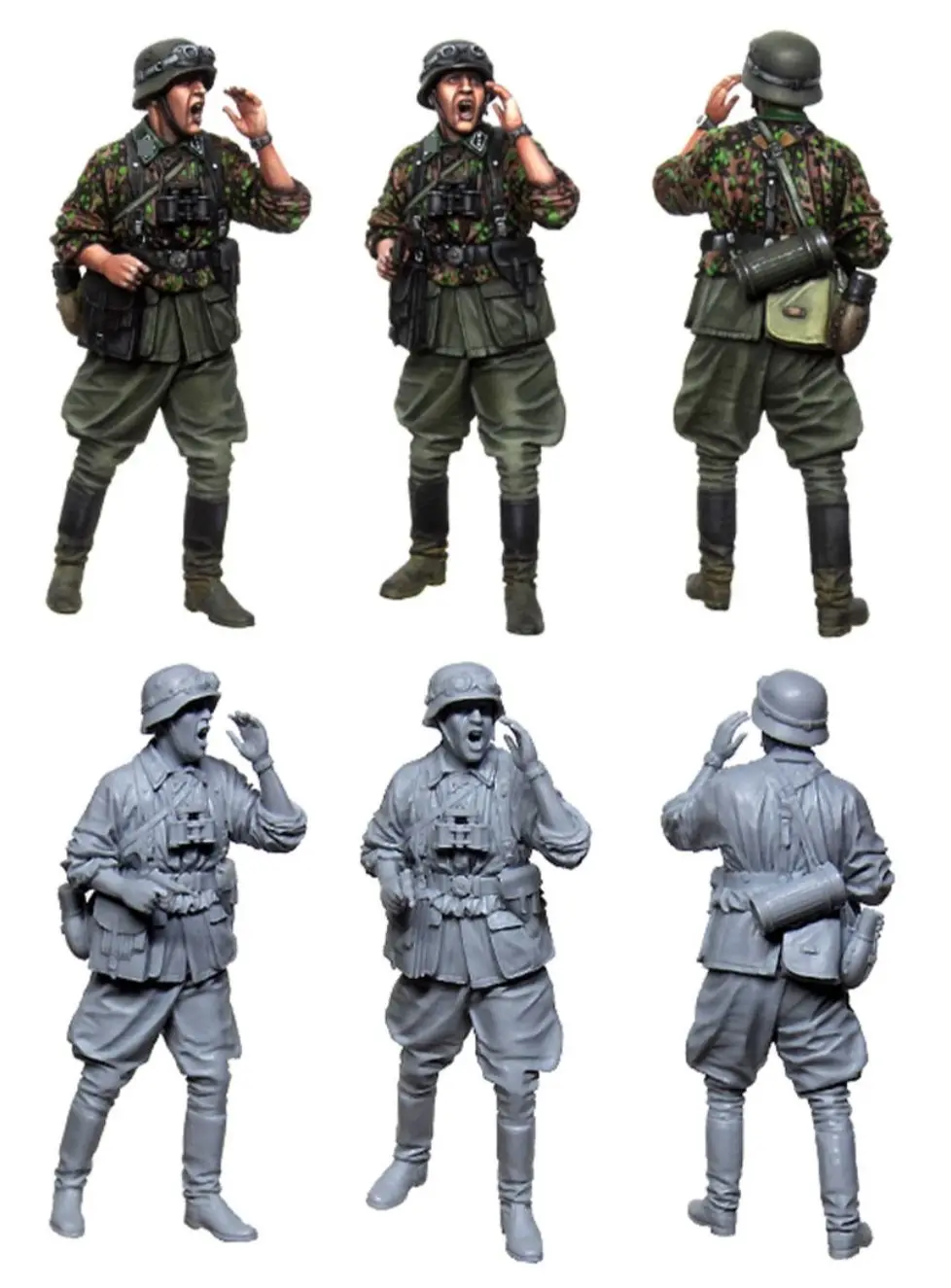 Modelo de resina gk 1/35, tema militar, kit sem montar e sem pintura