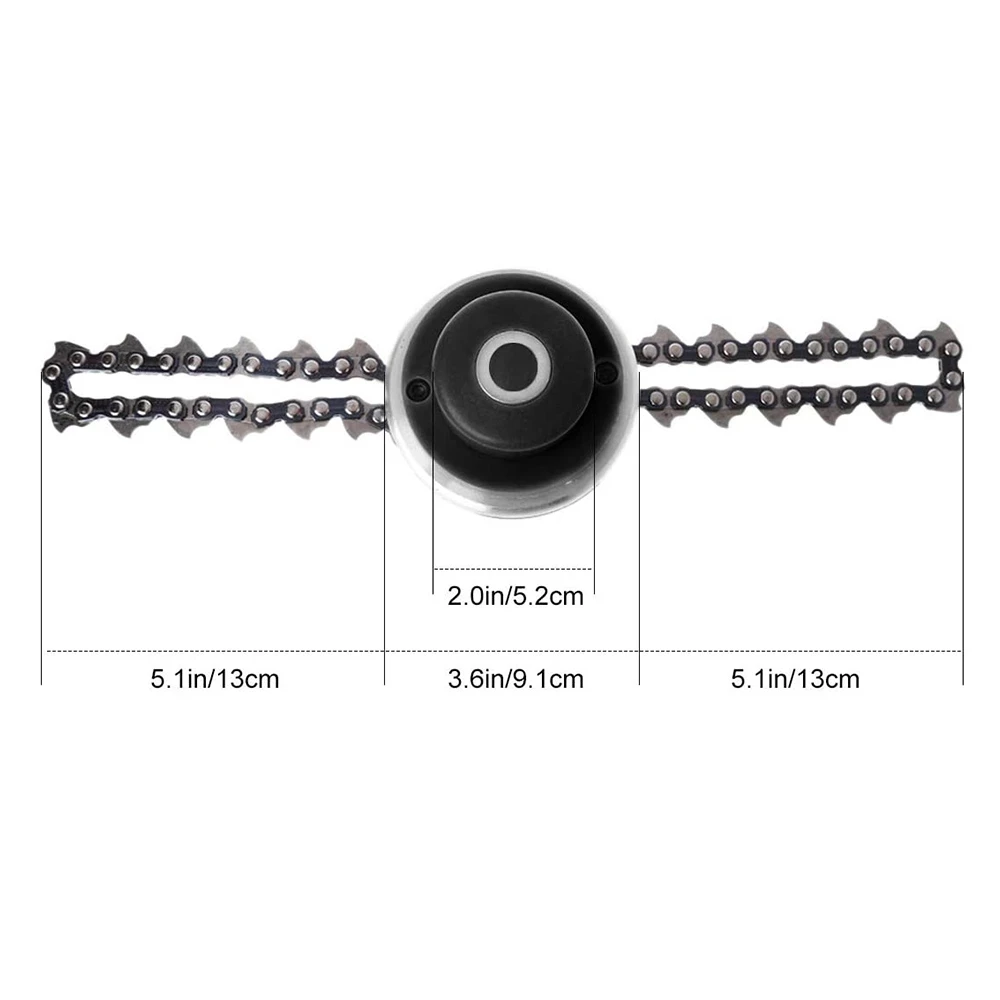 Universal Lawn Mower Chain Trimmer Head Chain Brushcutter for Trimmer Garden Grass Brush Cutter Tools Spare Parts