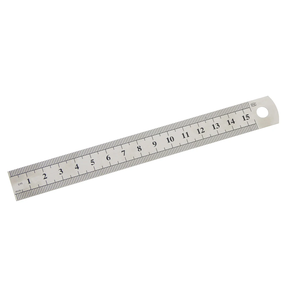 

15cm Sewing Foot Sewing Stainless Steel Metal Straight Ruler Ruler Tool Precision Double Sided Measuring Tool