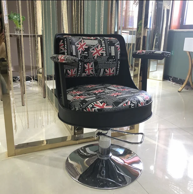 Hairdressing chair fashion barber shop hair cutting chair children chair lift rotating barber special chair
