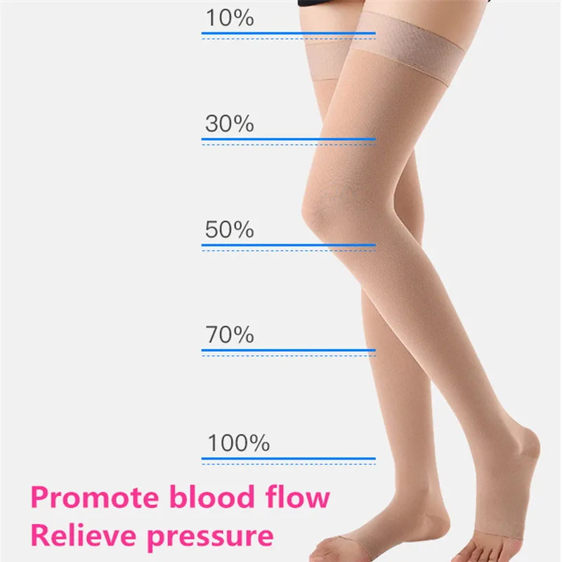 Leg Corrector Medical Compression Socks Foot Brace 20-30mmHg Elastic Nursing Socks Compression Under Knee Socks Health Care New