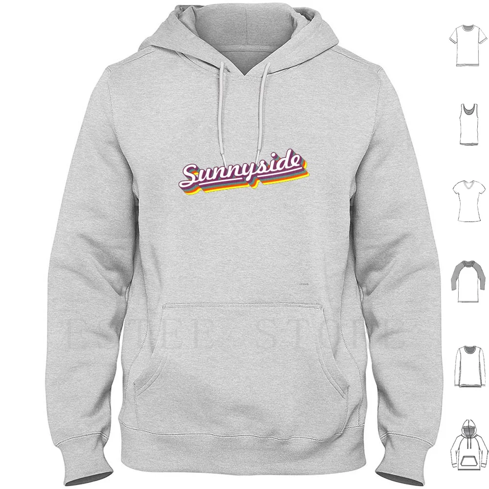Толстовки Sunnyside Retro Rainbow с длинными рукавами Sunnyside San Francisco California Retro Rainbow Neighborhood Throwback
