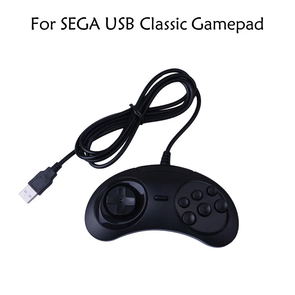 Neuer kabelgebundener 6-Tasten-USB-Controller für PC und SEGA Genesis – Perfekte Retro-Gaming-Lösung im Test