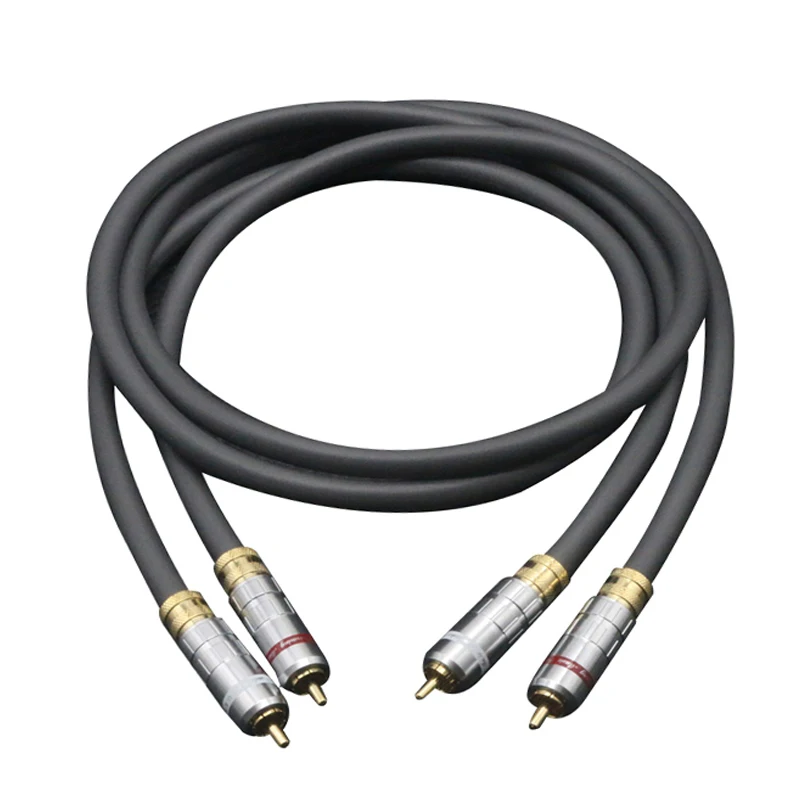 M850sw HIFI amp audio cable RCA line thickened wall connector canare professional power amp cable size 0.5m 1m 1.5m 2m