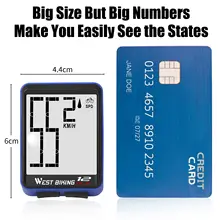 Wireless Waterproof Bicycle Computer with Backlight #5