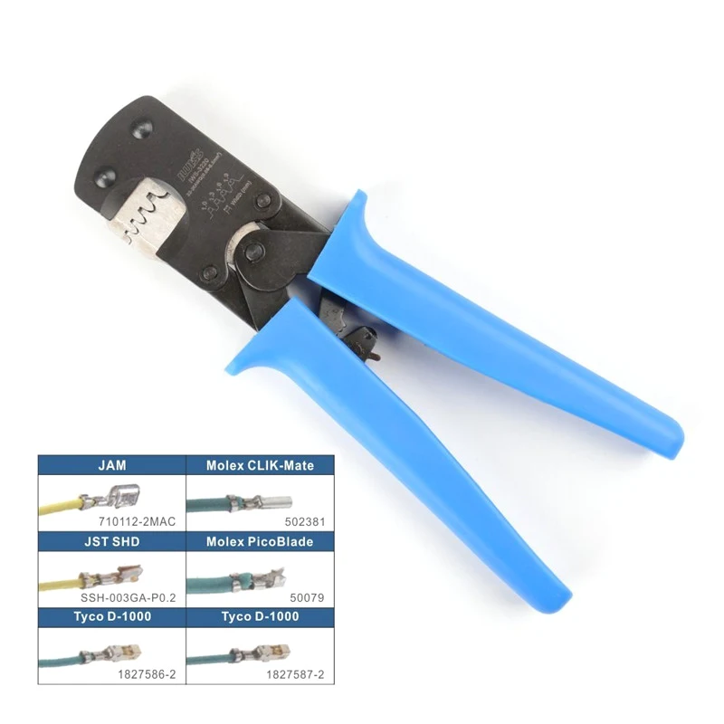 IWISS IWS-3220 Ratsche Crimpen Zange Hand Crimper Tools für Schmale-pitch Stecker Pins Crimp Palette 0,03-0,5 mm² (AWG: 32-20) – Detail 9