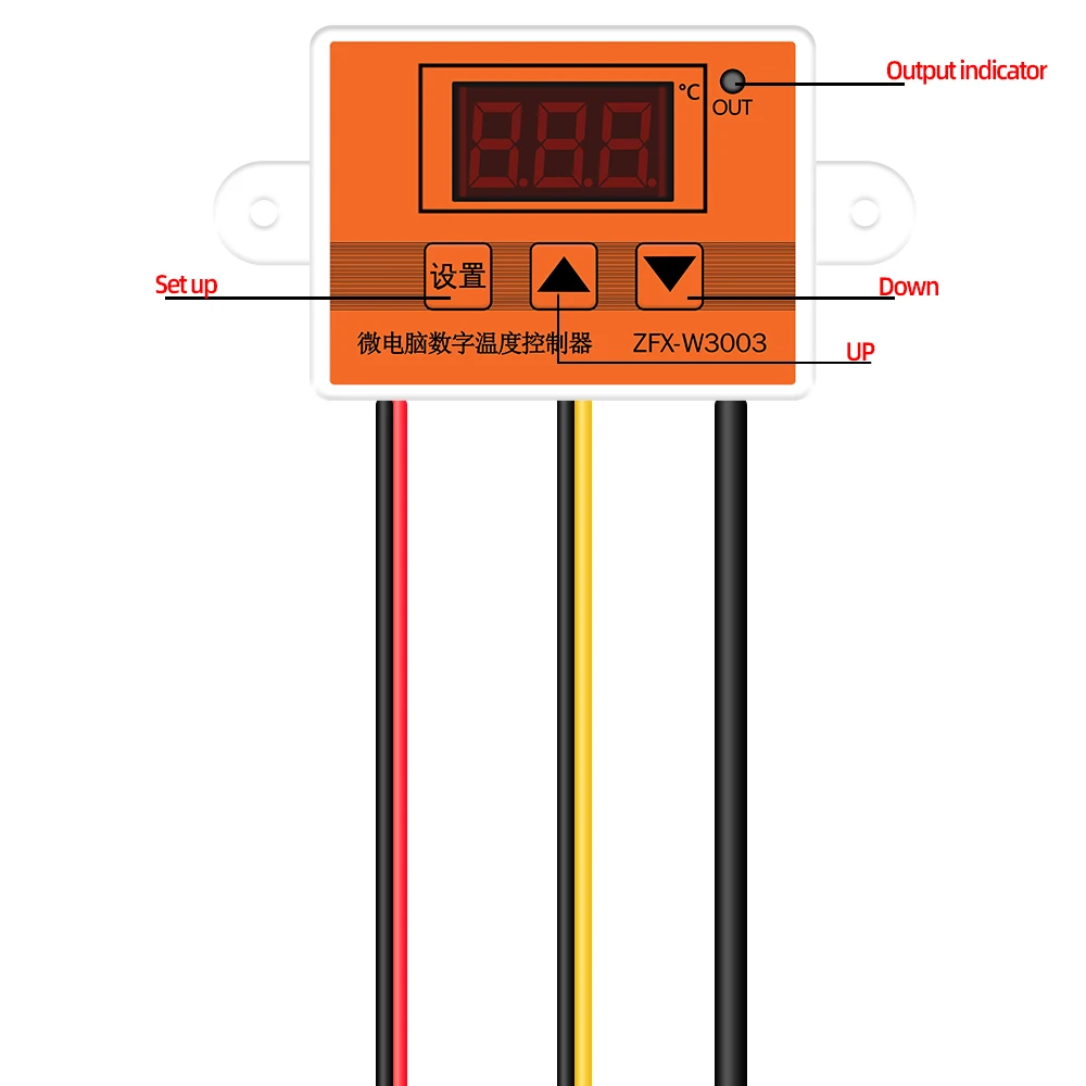 Micro Temperature Controller Thermostat ZFX-W3003 Thermoregulator 12V 24V 220V Intelligent Incubator Water Temp Regulator