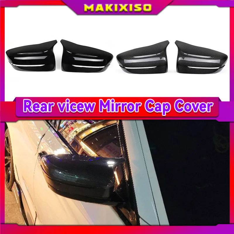 

Glossy Black Replacement High Quality 2pcs Side Mirror Covers Horn Shape for BMW G30 G38 GT G11 G12 2016-2018 accessories