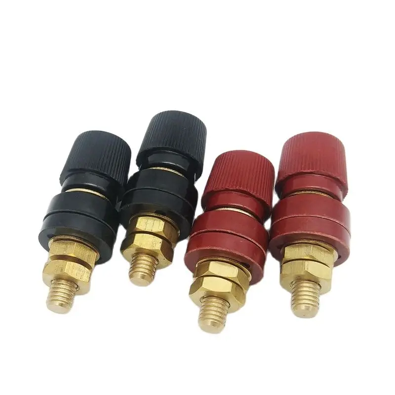 M8 Binding Post Terminal 100A Copper High Current Contact Terminal For Power Supply Inverter 4Pcs/Lot