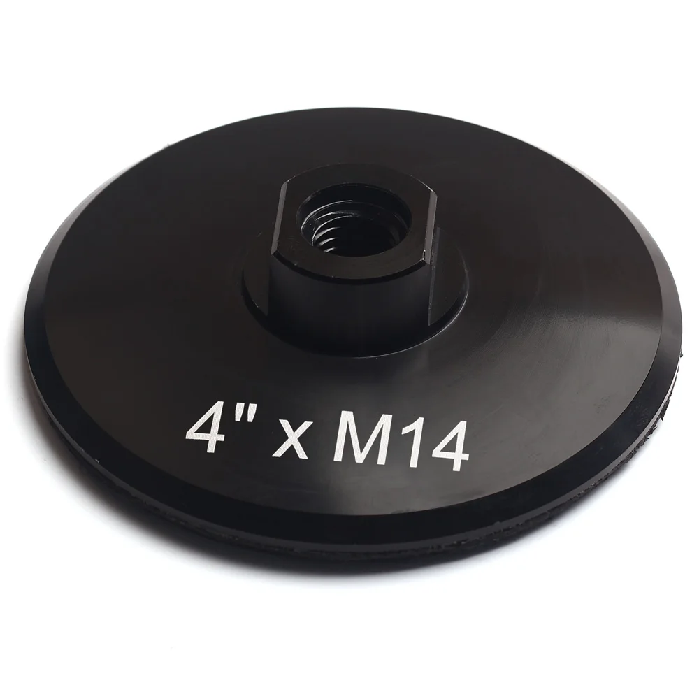 Dia 105mm Colorful Aluminum Backer pads With M14 Or 5/8"-11 Thread For Diamond Polishing Pads Aluminum based backer holder