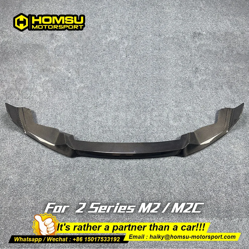 

High Quality Carbon Fiber Front Bumper Lip for bm w M2 M2C in cs style carbon fiber front bumper Lip side skirt For M2 M2C F22