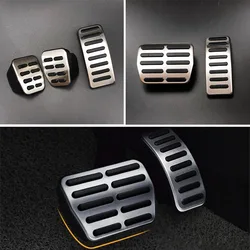 1 Set Stainless Steel Car Gas Brake Pedale Pedals for Audi A1 A2 A3 / S3 ( 8L ) 1995 - 2003 TT + Cabrio 8N Car Parts Accessories