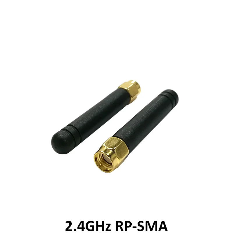 GRANDWISDOM 10pcs 2.4G antenna 2dbi sma female wlan wifi 2.4ghz antene pbx iot module router tp link signal receiver antena