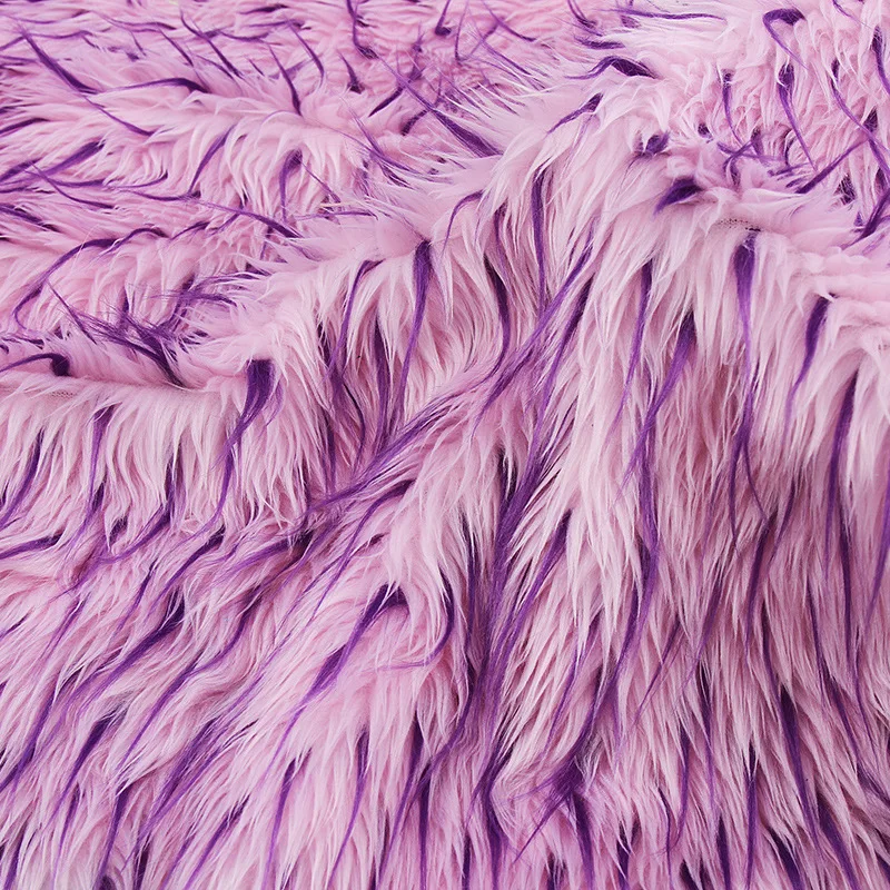 

160*100cm jacquard clothing artificial smooth plush faux fur fabric for coat vest fausse fourrure tissu