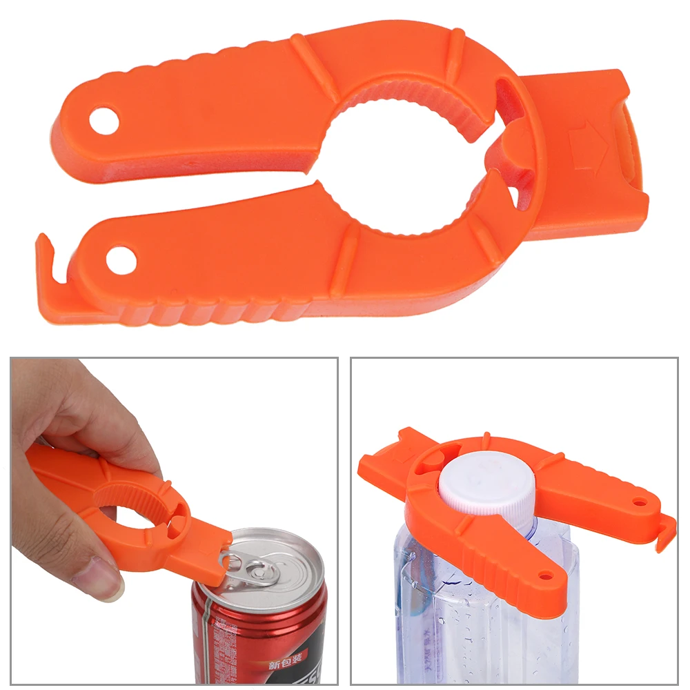 Can Opener Manual Non-slip Multifunctional Bottle Opener Kitchen Gadgets Plastic Creative