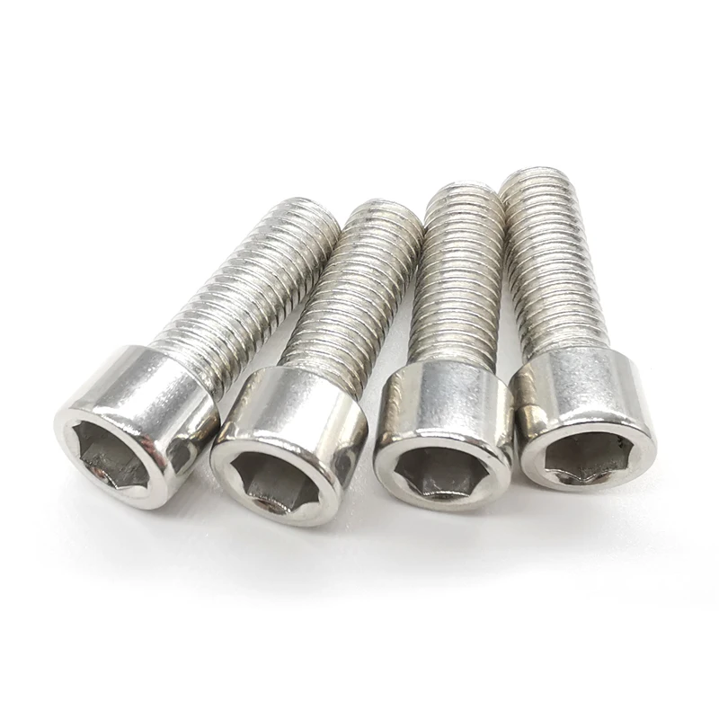10Pcs Set Stainless Steel M8 Astronomical Telescope Locking Screws, Dovetail Mounting Plates, LD2046Z