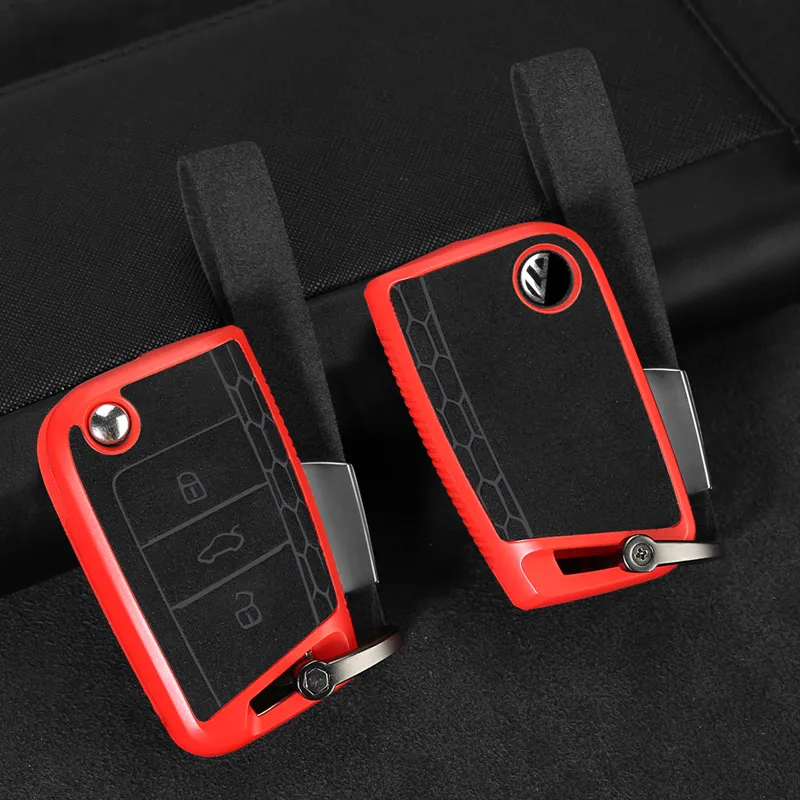 

For VW Volkswagen Tiguan mk2 2016 17 18 2019 2020 2021 Special accessories for car key case remote control bag protective shell