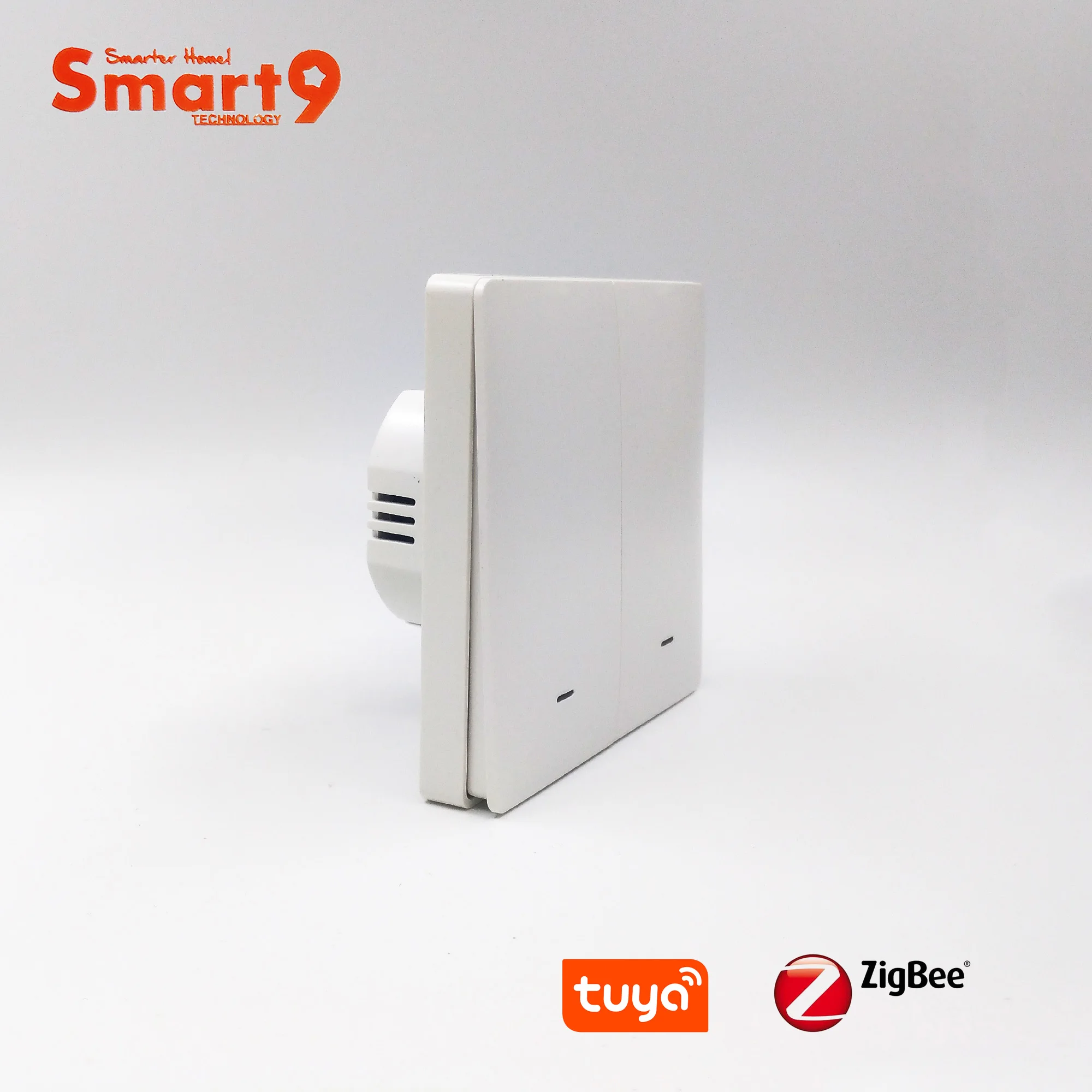 Smart9 ZigBee Wall Switch Working with TuYa ZigBee Hub, Press Button Design With Smart Life App Control, Powered by TuYa