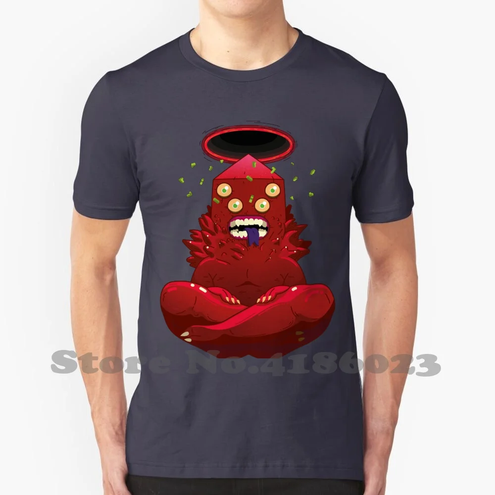 Golb | Adventure Time 100% Cotton T-Shirt Adventure Time Golb Pyramide Halloween Cartoon Portal Scary Yoga Horns Creature Chaos