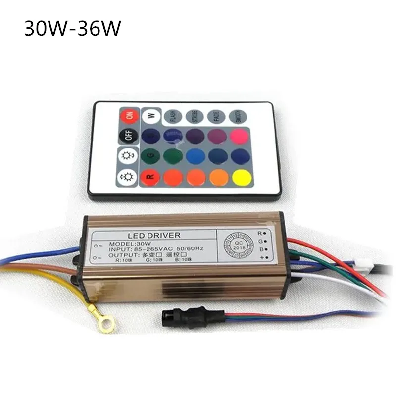 Led RGB Chip High Power COB Lamp 10W 20W 30W 50W 100W 35mli Chip Beads RGB Driver Blubs Epistar For DIY Spotlight Flood Light