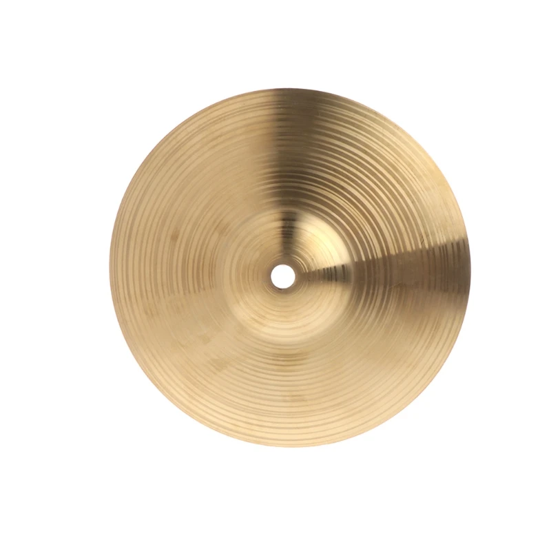 Beginner Copper Alloy Crash Cymbal Drum Durable Brass Percussion Instrument 8 10