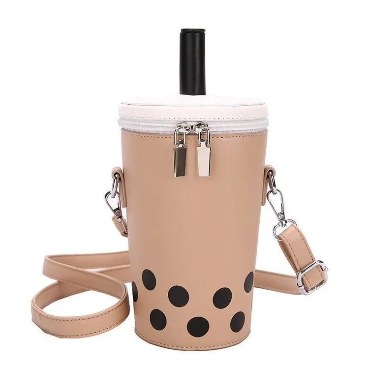 Personalized Bag For Women 2020 New Fashion Milk Tea Cup Shaped Bags Small Bucket Bag Shoulder Bag Lady Crossbody Bags Womens