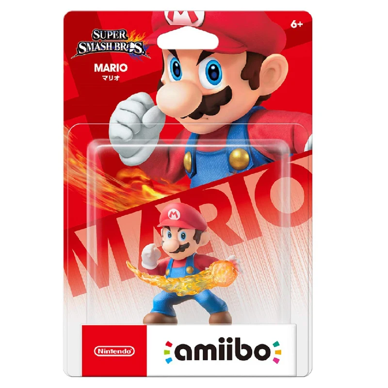 Nintendo Switch Amiibo Super Smash Bros. Mario Figure Original 3DS/WiiU NFC Asian Version Brand New