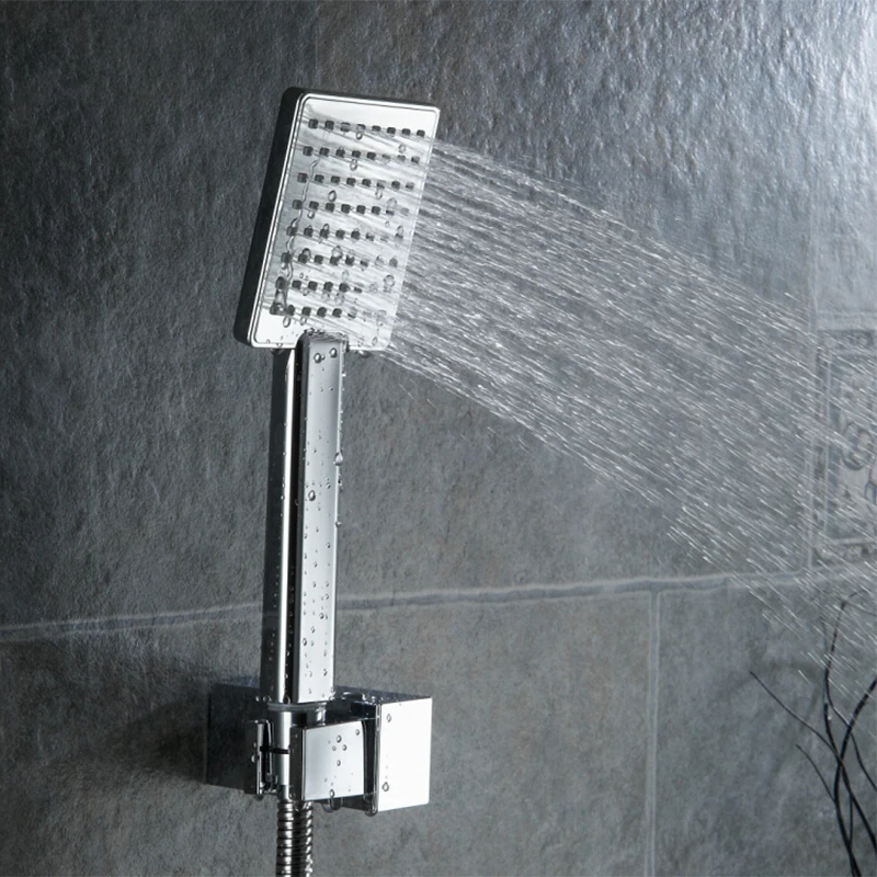 BECOLA Chrome bathroom faucet accessories shower head fashion plastic hand shower
