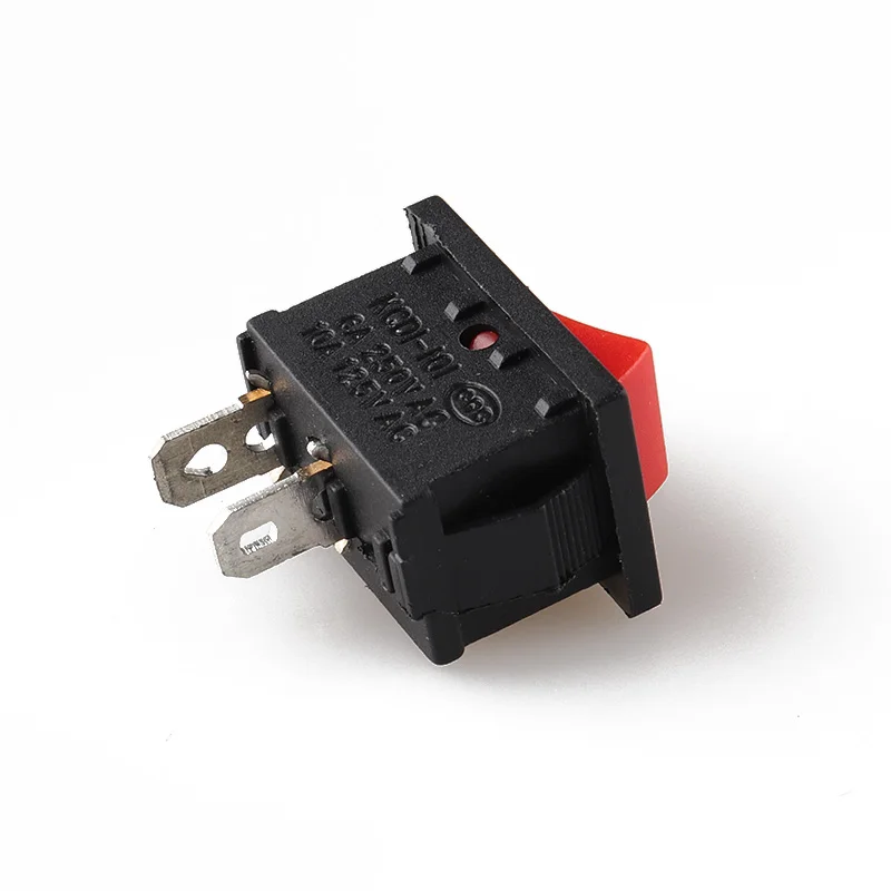 KCD1-101B/2P Rocker Switch High Quality on-off PA66 Material Shell 250V Voltage 6A Electric Current