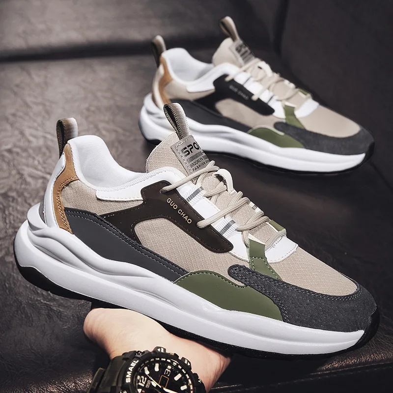 

New Man Shoes Male Sneakers Casual Running Shoes Breathable Fitness Athletic Sport Jogging Walking Shoe Zapatillas De Deporte