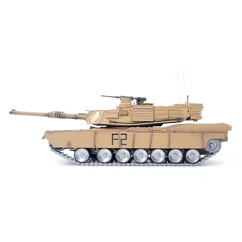 1/16 RC Tank  360° Turret Barrel Recoil Metal Driving Wheels,  Metal Tank Model Control Distance 150m  Cannon Lifting