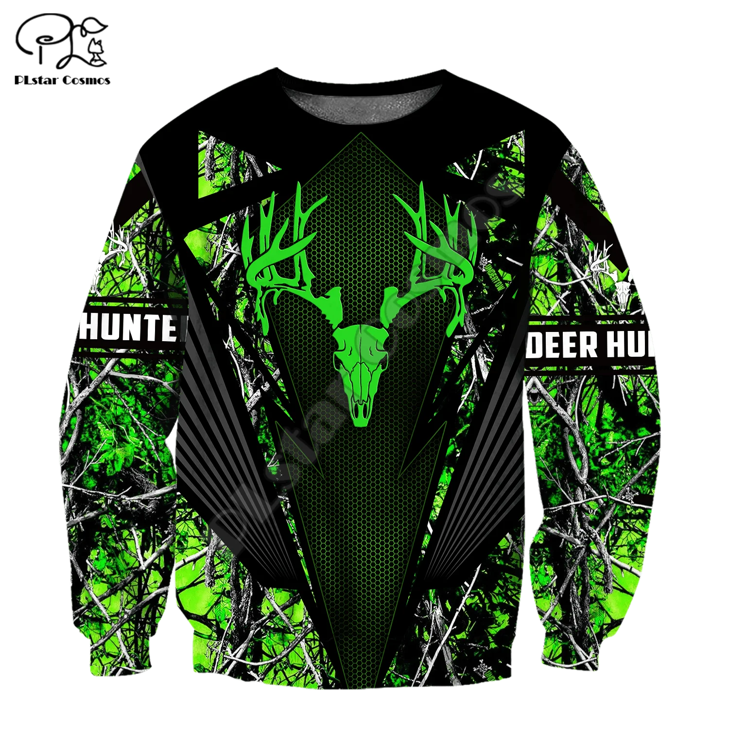 PLstar Cosmos Deer Hunting Animal Hunter Camo Tattoo NewFashion Tracksuit Men/Women 3DPrint Casual Funny Long Sleeve Hoodies X5