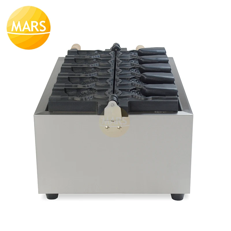 Gaufrier électrique Taiyaki en forme de poisson, 5 pièces, 220V 110V, four à gâteaux en fer avec CE