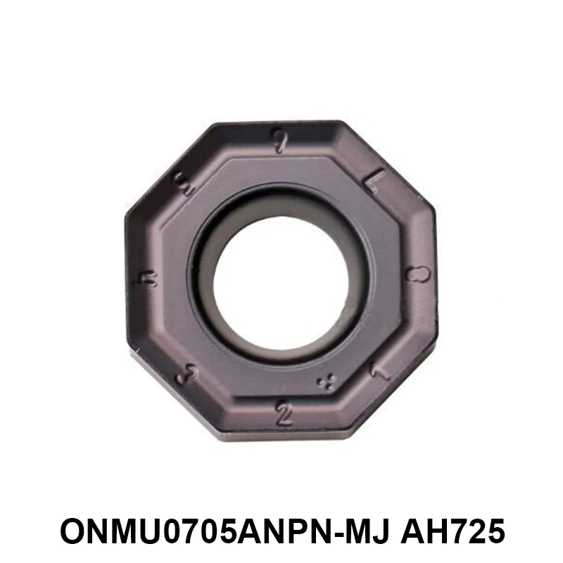 Original 10pcs ONMU0705ANPN MJ AH725 Double Sided Milling Tools Carbide Inserts For Steel Stainless Hardware Parts Tooling Lathe