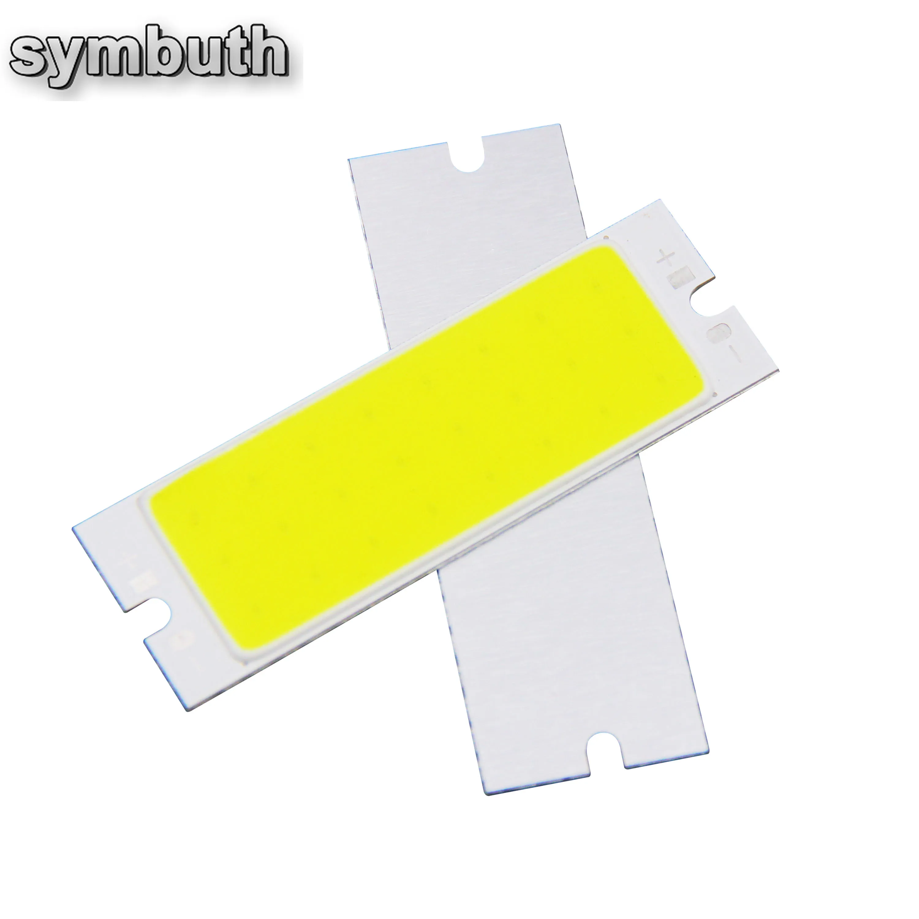 7W 12V DC Input COB LED Light Source 62x20mm Chip on Board Cold White Color for Work Lamp Automotive Bulb