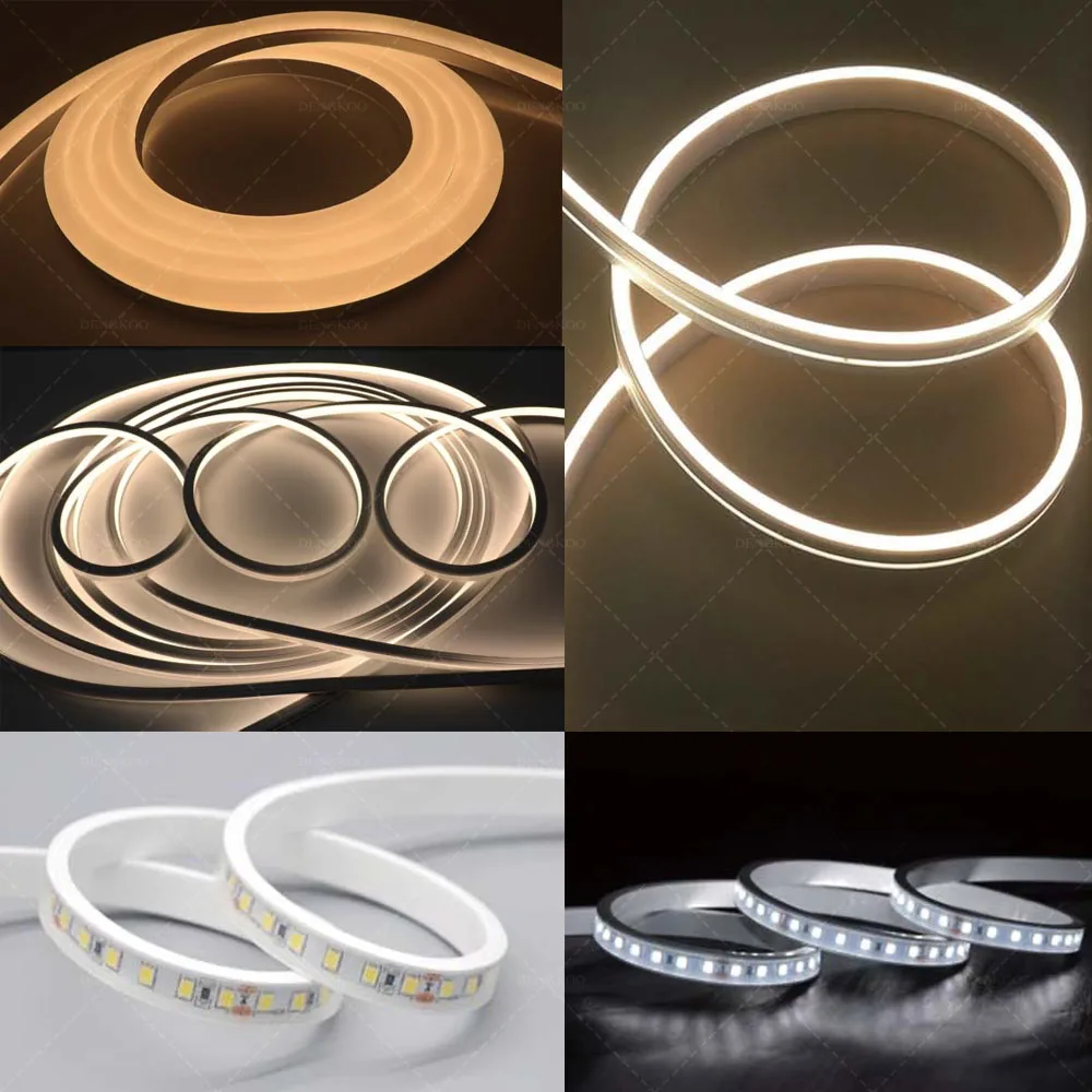 3mm 5mm 6mm 8mm 10mm WS2812B WS2811 SK6812LED Neon Rope Tube Silica Gel Flexible Strip Light Soft Lamp Tube IP67 Waterproof for