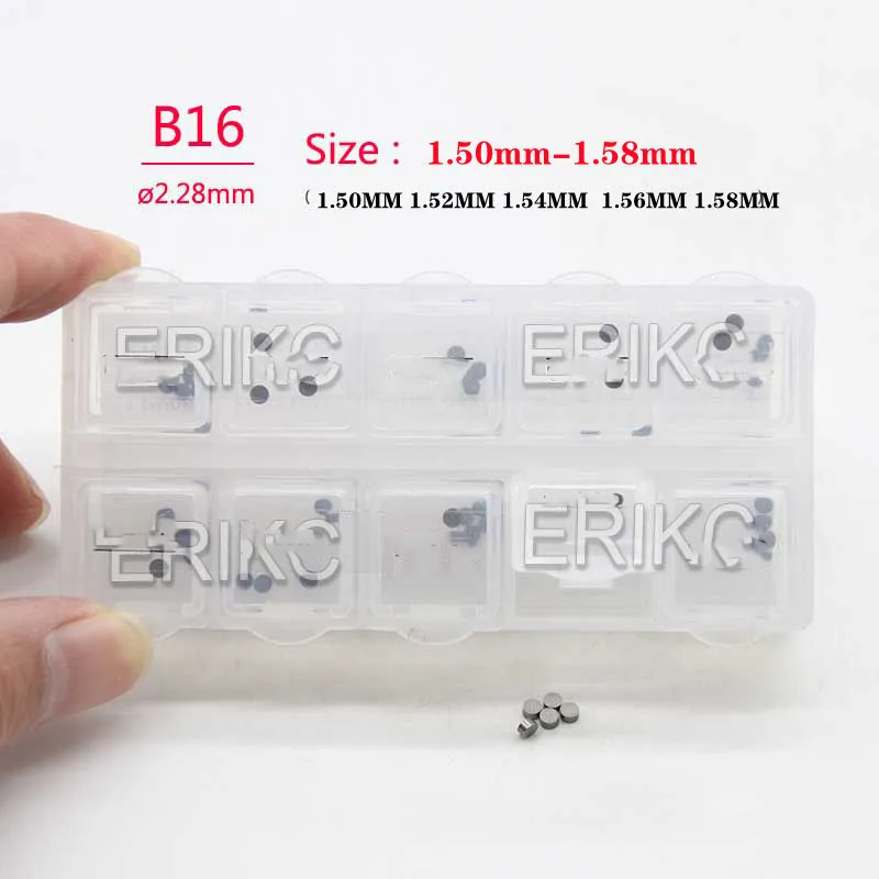 ERIKC B16 SIZE 1.50 MM-1.58MM Pressure Pump Parts Washers 1.50MM 1.52MM 1.54MM 1.56MM 1.58MM 30 PCS /Box Adjusting Shims