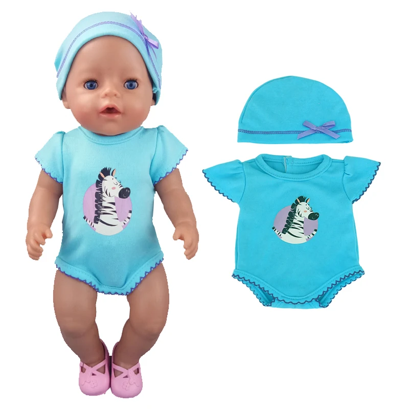 43 CM Baby Doll Clothes Pajama Set Jacket Coat 17 Inch Dolls Jeans Children Gift Toys Outfit