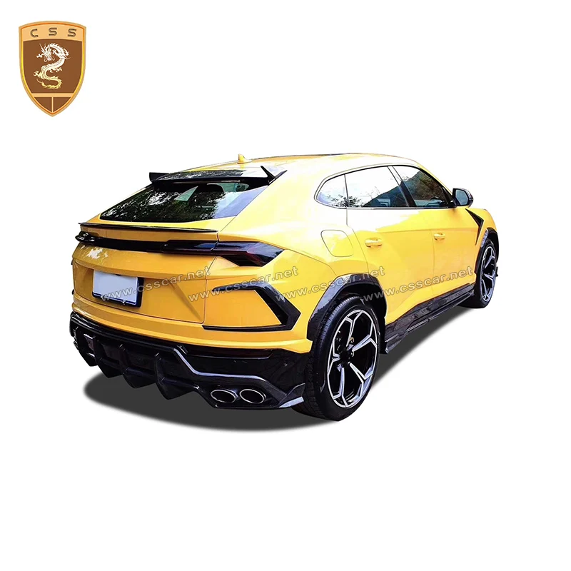 Car Body Kits Carbon fiber front lip rear diffuser side skirts rear spoiler for Lamborghini Urus TOPCAR style