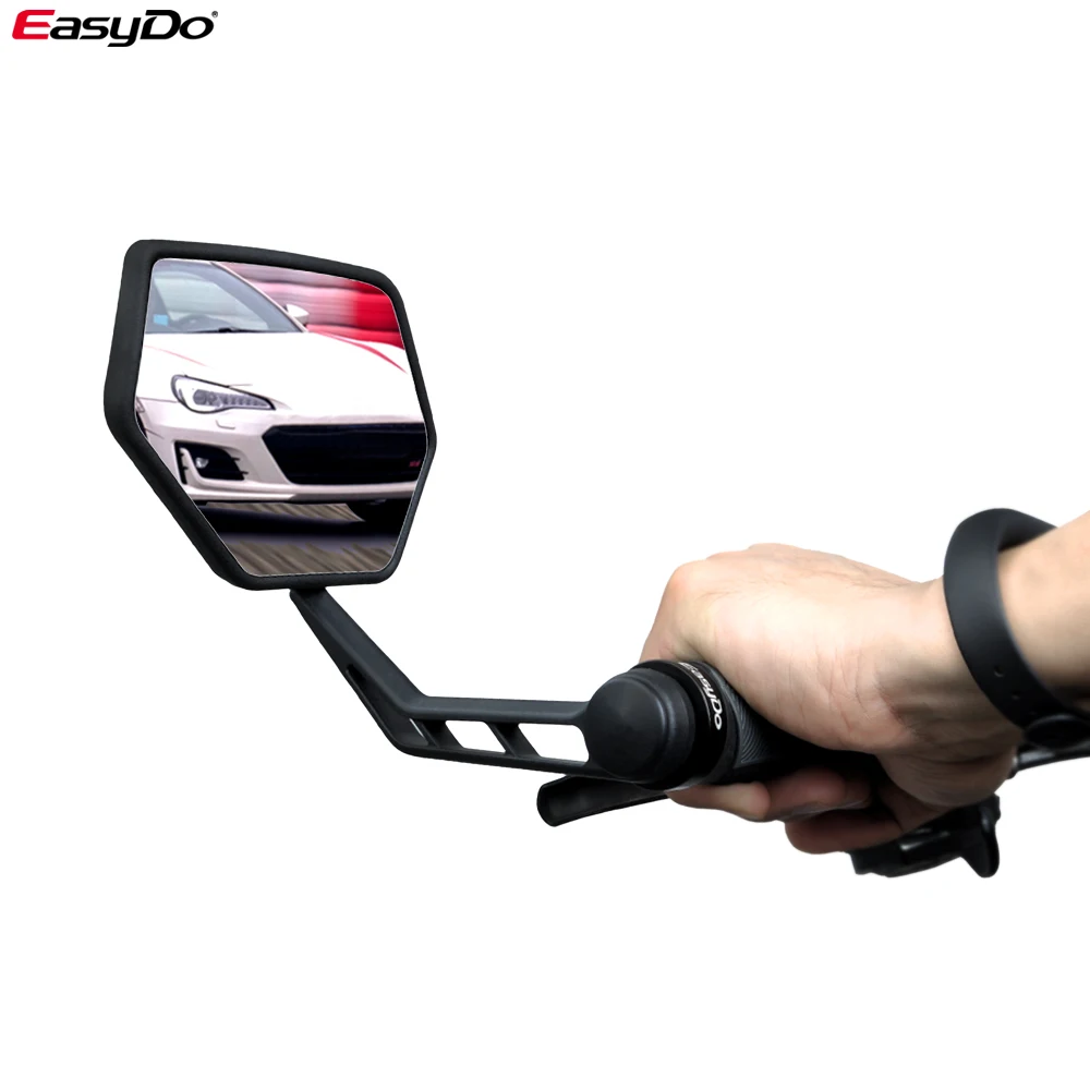 EASYDO 자전거 거울 범용, 360 ° 조정 가능한 백미러, 전기 스쿠터 볼록 유리 내구성 자전거 액세서리