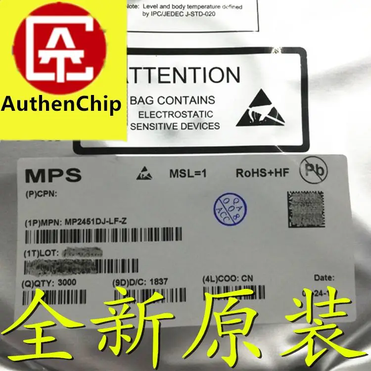 10Pcs 100% Original New In สต็อก MP2451DJ-LF-Z MP2451DJ Patch SOT23-6