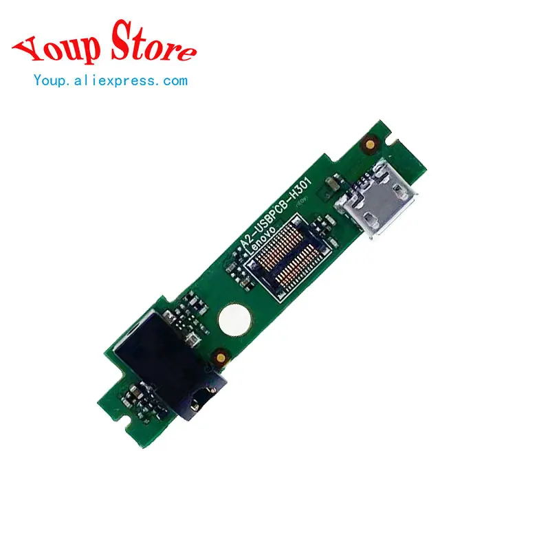 New Original For Lenovo A2107 Tablet USB Audio Board Headphone Jack And Conductive Fabric ASSY 90000561 A2-USBPCB-H301