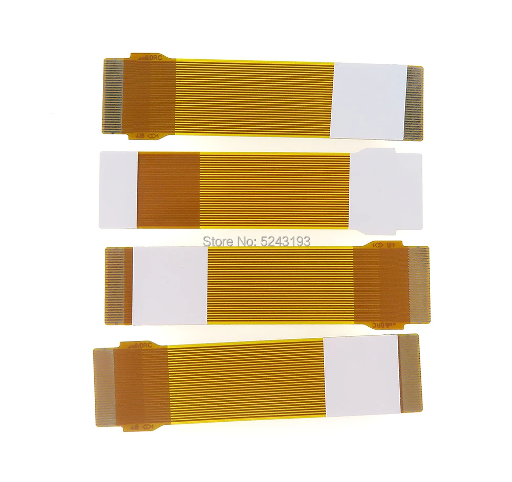 50 Uds para PS2 3W 5W Cable flexible de lente láser Cable de cinta de lente láser para consola PS2 30000 50000 consola de reparación de Color amarillo