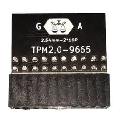 20-poliges Schutz modul für Asus TPM-L R2.0/Gigabyte gc-tpm 2,0 kompatibel mit Intel-und AMD-Plattform modul 20-polig 20-1