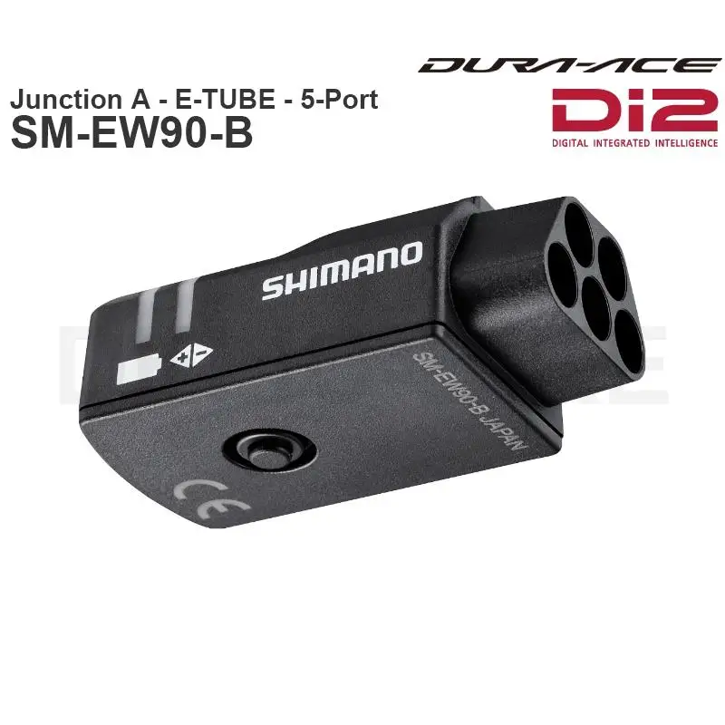 SHIMANO SM-EW90-Junction A -E-TUBE - Under Stem Mount - 3/5-Port for DURA-ACE 9070 connects with E-TUBE wires from DI2 shifters