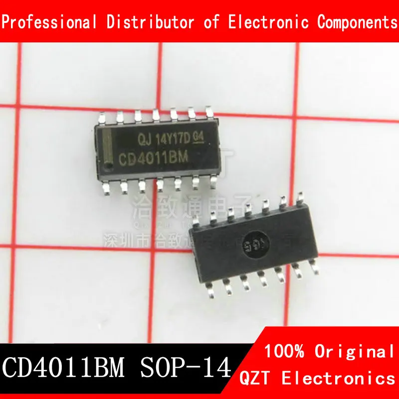 

10PCS CD4011BM SOP14 CD4011B CD4011 4011 SOP-14 SMD New and Original IC Chipset