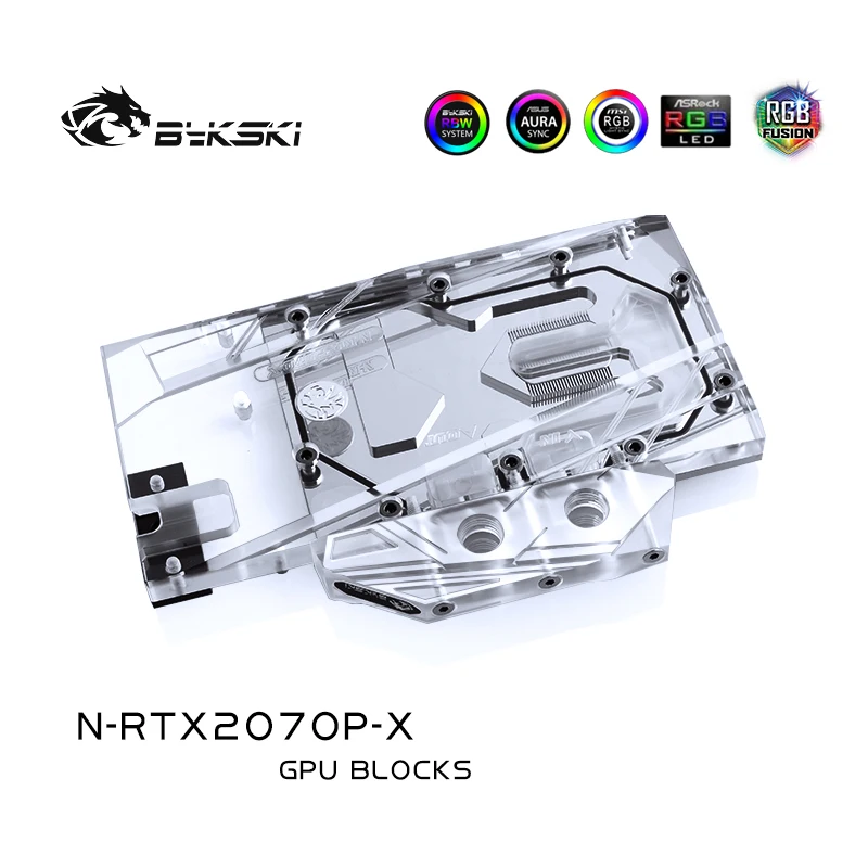 Bykski N-RTX2070-X-V4 GPU Block for Founders RTX 2070 2060 Super